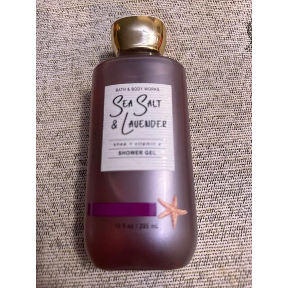 Bath and Body works sea salt and lavender shower gel